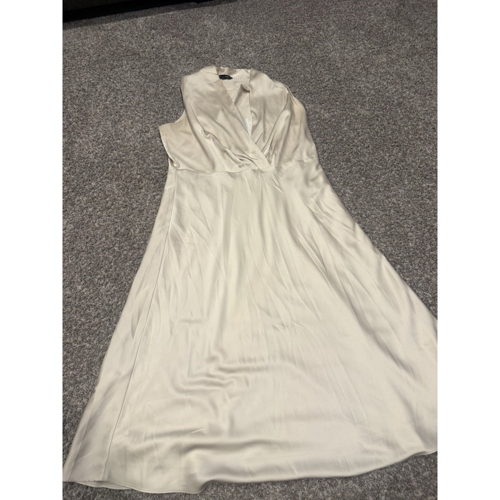 Banana Republic Womens Satin Midi Dress Size 16